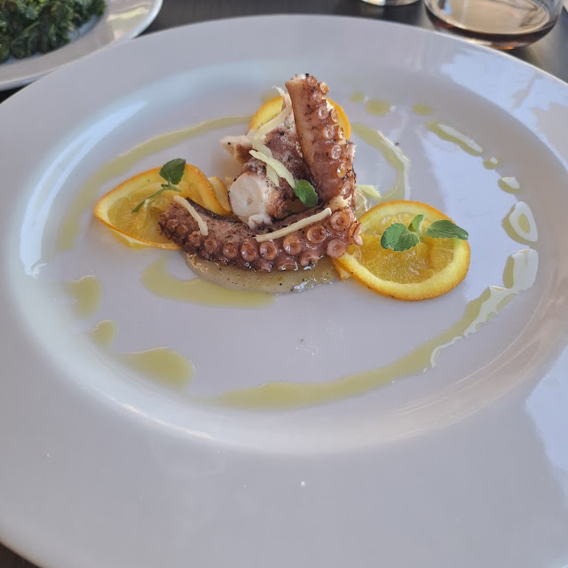 Polpo Alla Griglia Con Marmellata Di Arance E Zenzero