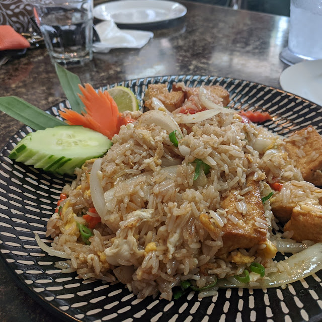 Tofu Fried Rice with Egg