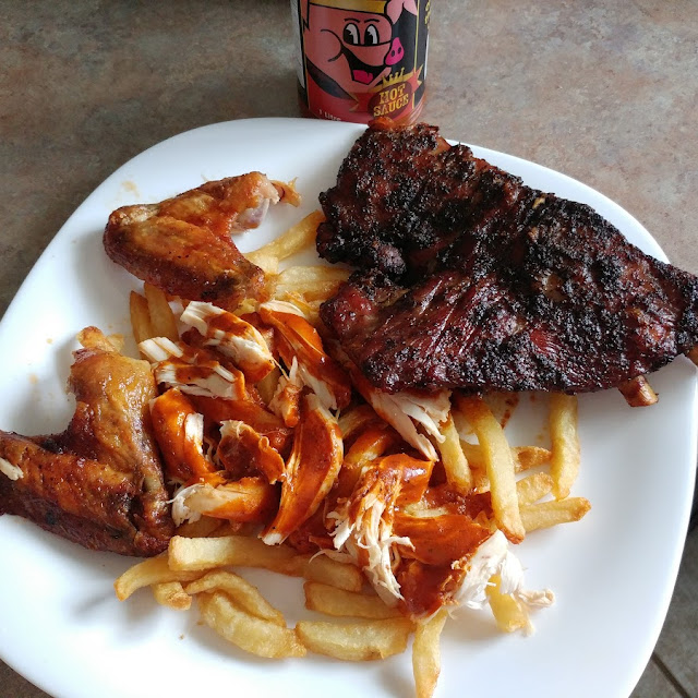 Rotisserie Chicken and Ribs