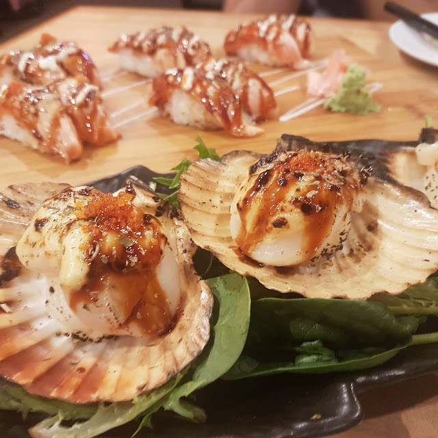 Grilled Cheese Scallops