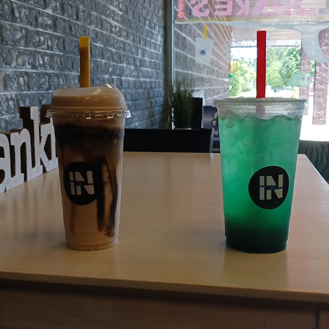 Chunky Monkey Shake and Sour Patch Tea