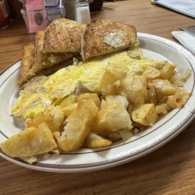 Mushroom and Cheese Omelette