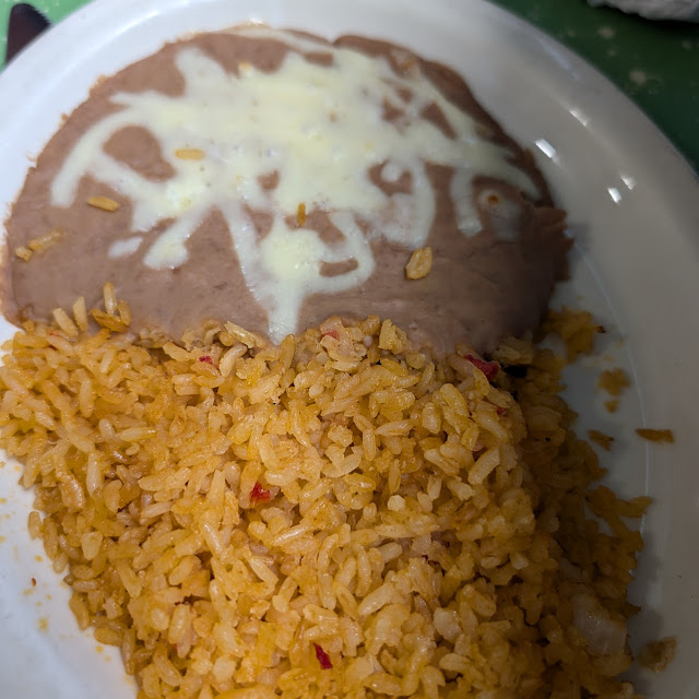 Steak Taco Dinner Rice and Beans