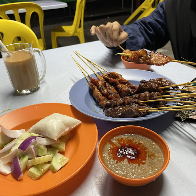 Satay Chicken & Satay Beef