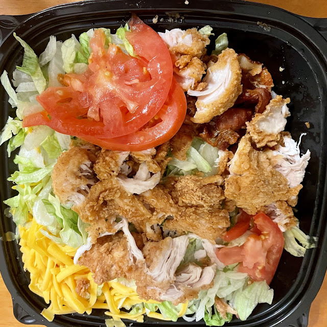 blt Fried Chicken Finger Salad