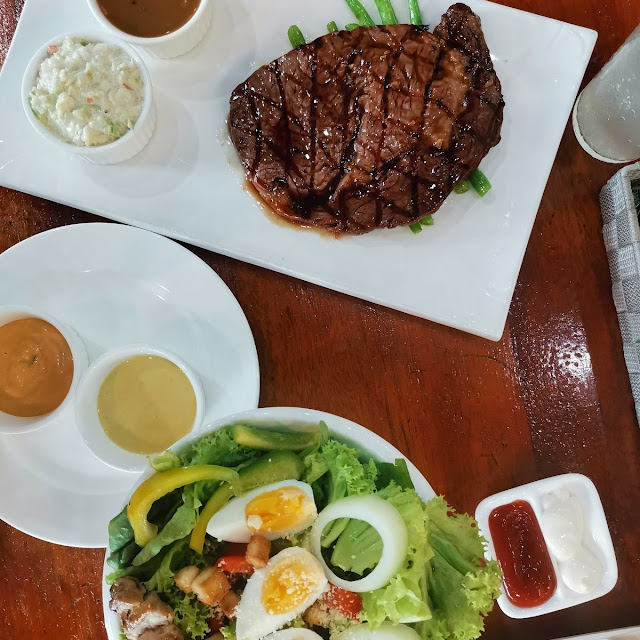 Black Angus Ribeye Steak Fries
