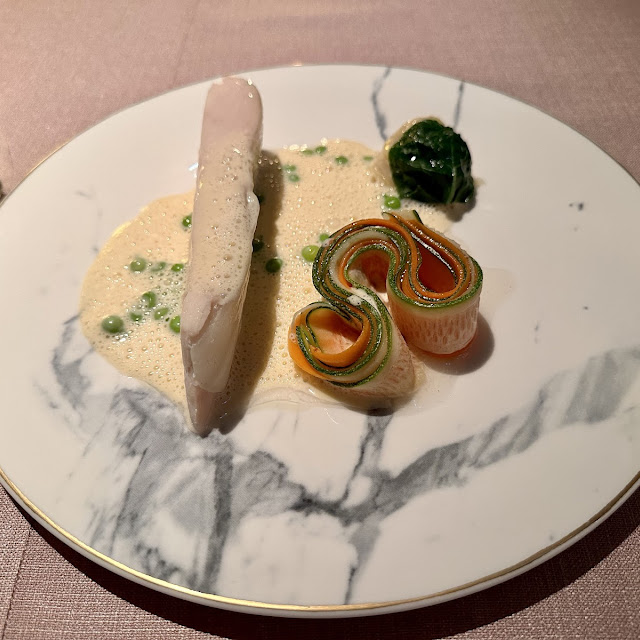 White Asparagus and Coconut Espuma