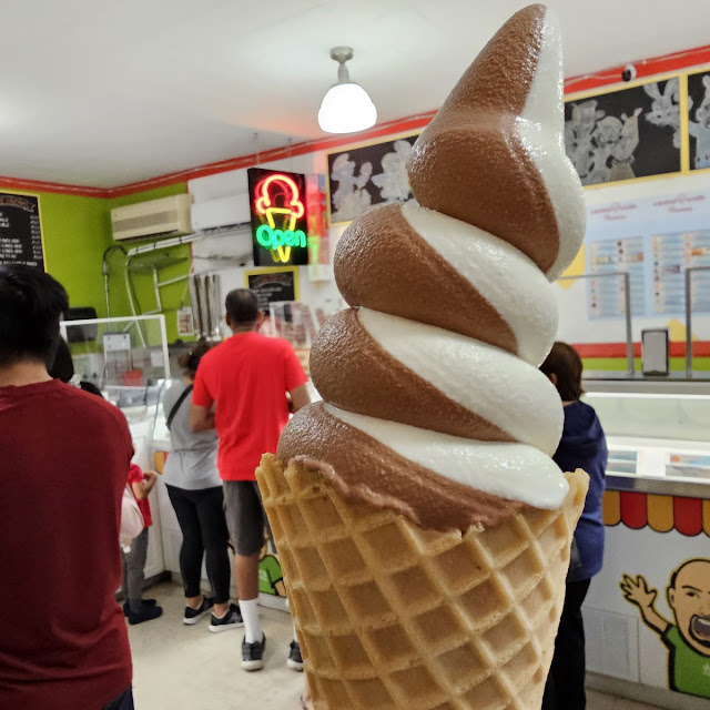 Twist Soft Serve Ice Cream Cone
