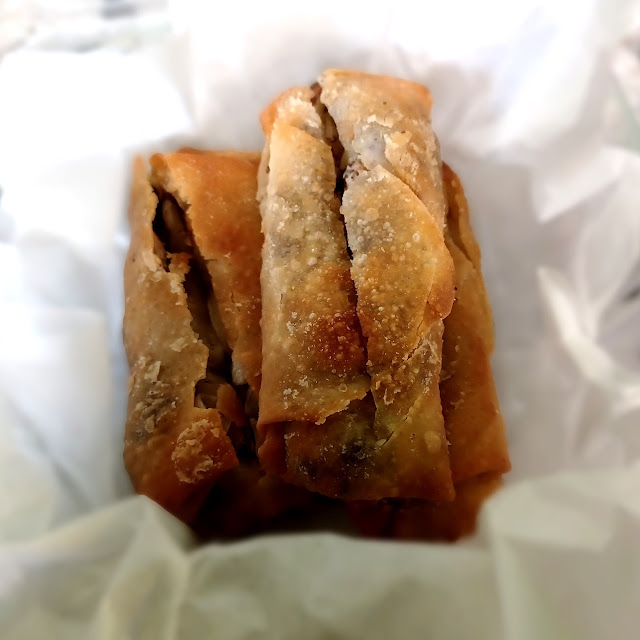 Jerk Chicken Egg Rolls