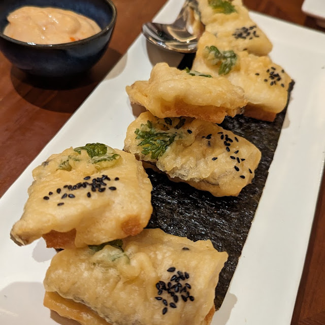 Deep Fried Cod Fish on Crispy Toast