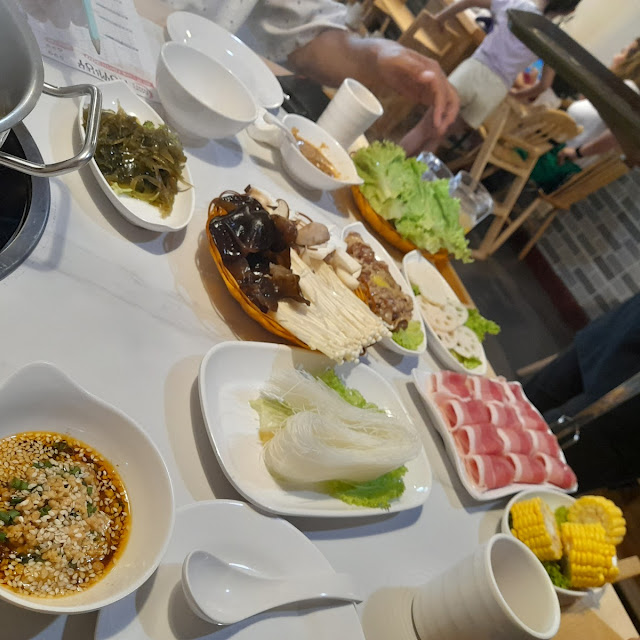 Special Sauce Assorted Mushrooms and Lotus Root with Pork for Hotpot