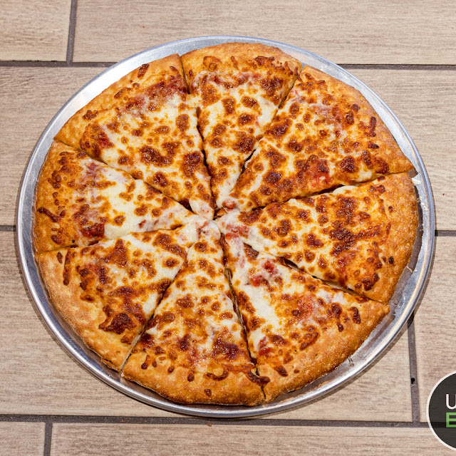 2 Medium Plain Cheese Pizzas