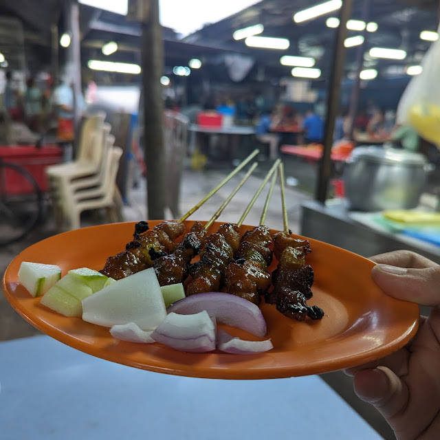 Pork and Chicken Satay