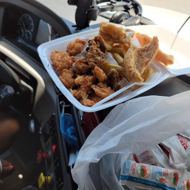 Chicken Shrimp and Catfish