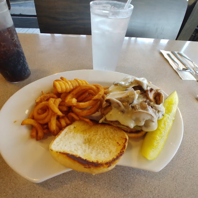 Mushroom Swiss Burger