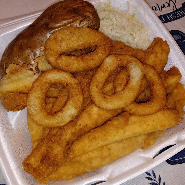 Large Flounder Plate