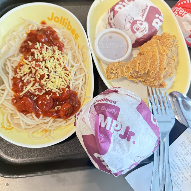 Spaghetti Chicken Joy Burger