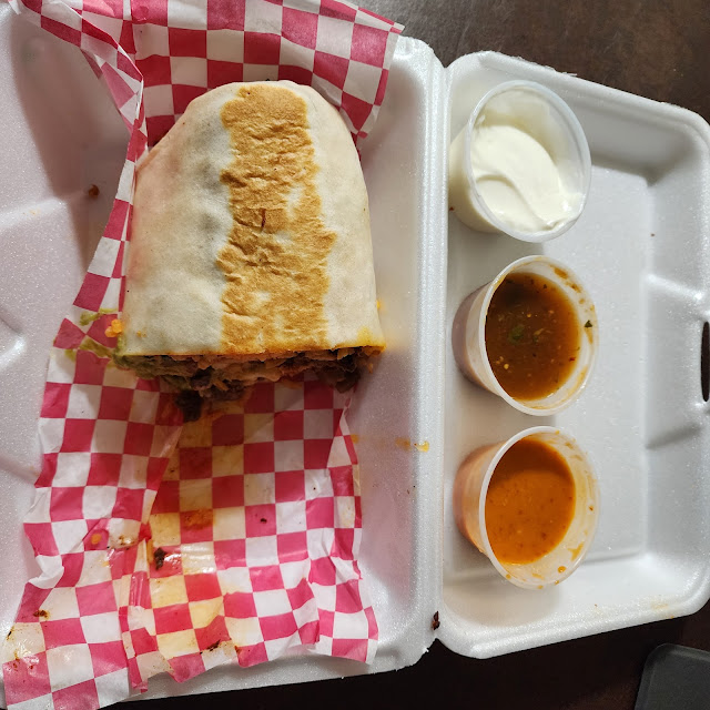 Asada Y Chorizo Burrito