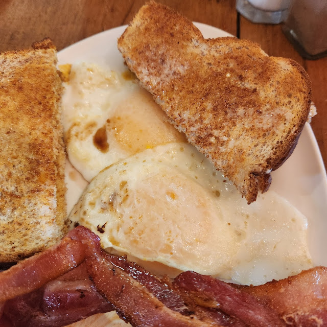 2 Eggs Bacon Home Fries and Toast
