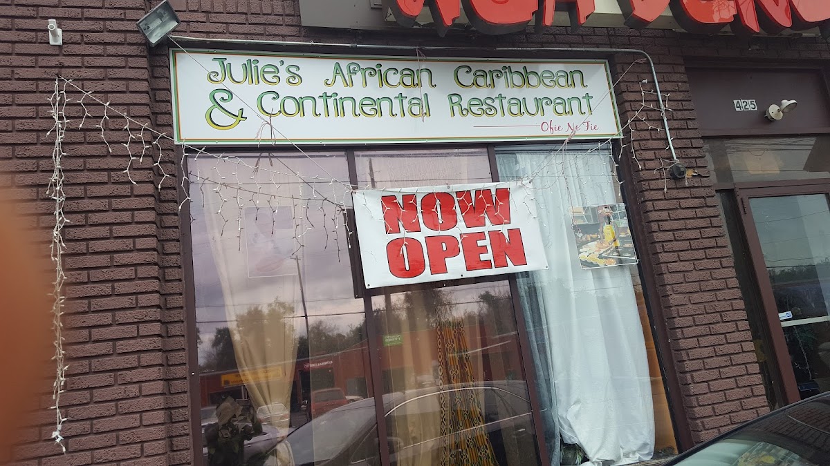 JULIE'S AFRICAN CARIBBEAN & CONTINENTAL RESTAURANT & MARKET.