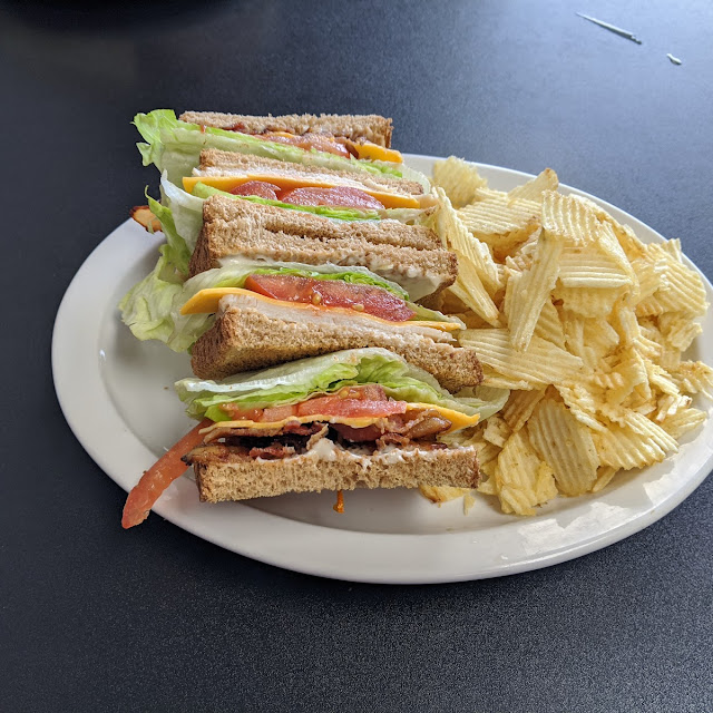 Smoked Turkey Sandwich & Fries
