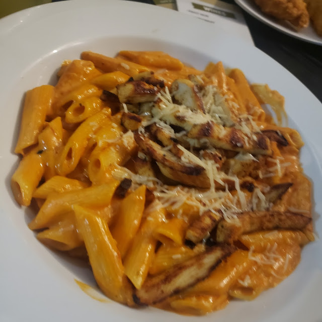 Grilled Chicken Penne a La Vodka