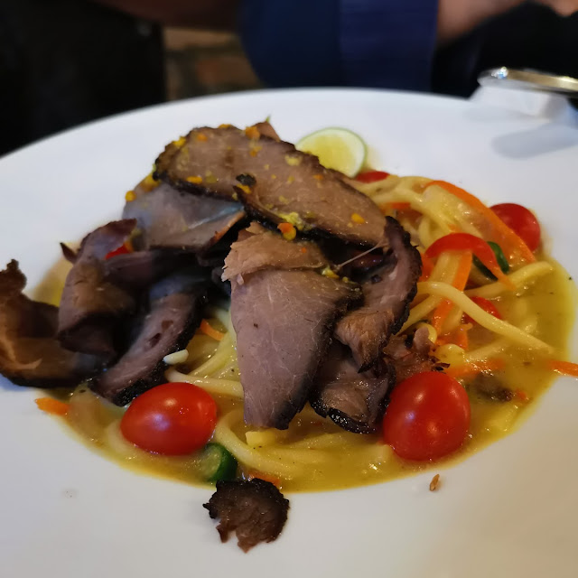 Smoked Beef Spaghetti