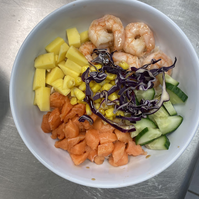 Salmon & Shrimp Poke Bowl