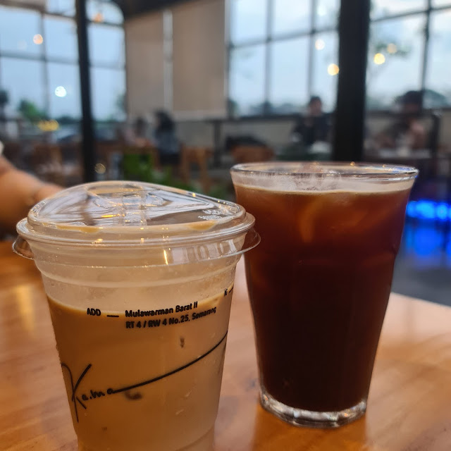 Iced Shaken Caramel with Sparkling