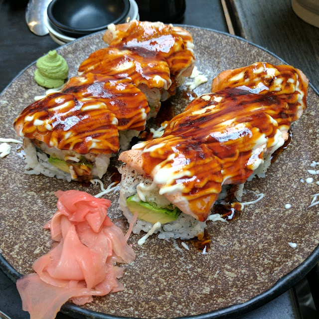 Grilled Salmon Roll