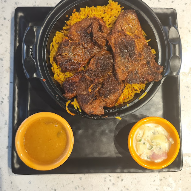 Grilled Lamb Briyani