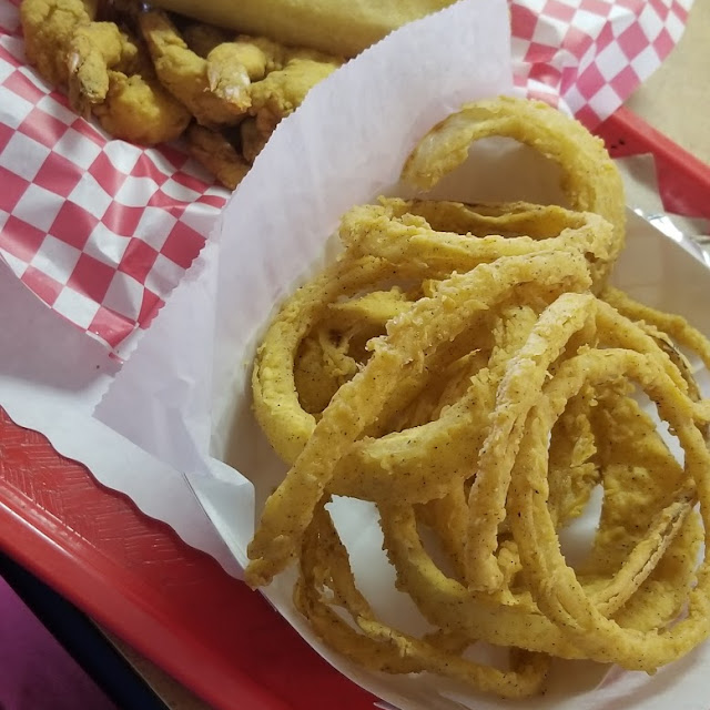 Onion Rings and Jumbo Shrimp