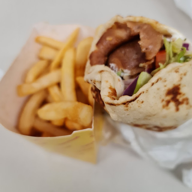 Beef and Chicken Kebab and Small Chips