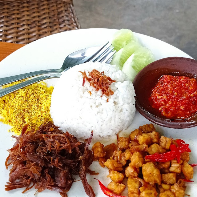 Nasi Krawu Daging Sapi