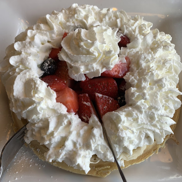 Florida Waffle with Fresh Fruit