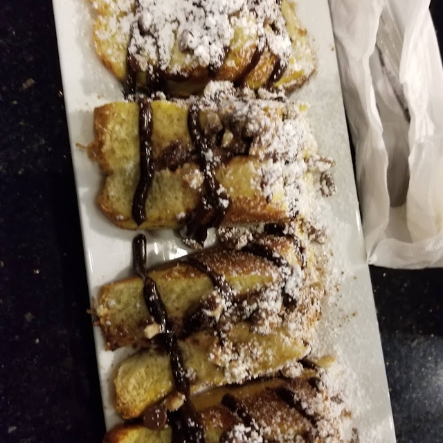 Turtle Stuffed French Toast