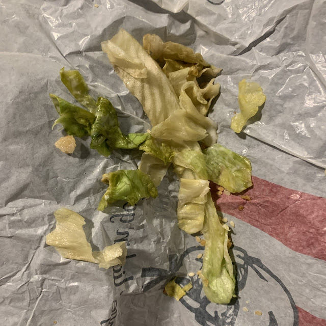 Lettuce from Zinger Burger