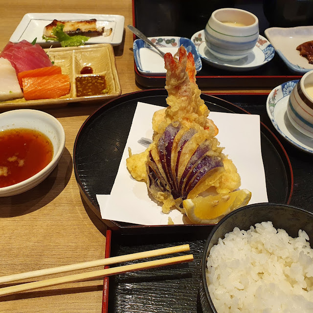 Unagi To Tempura Set