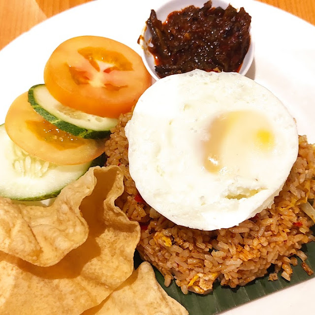 Fried Rice with Satay Chicken