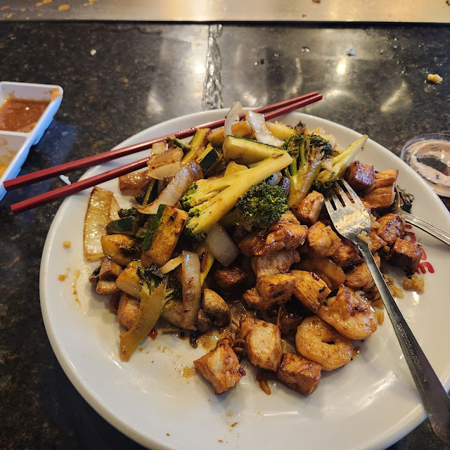 Chicken and Shrimp Tenpanyanki