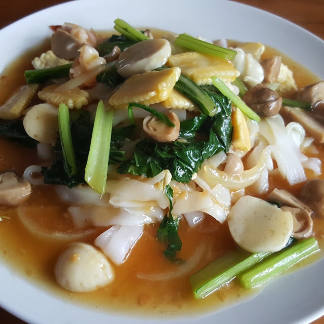 Kwetiau Siram Seafood