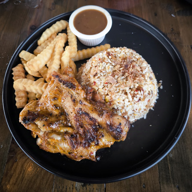 Fried Rice with Chicken Grill