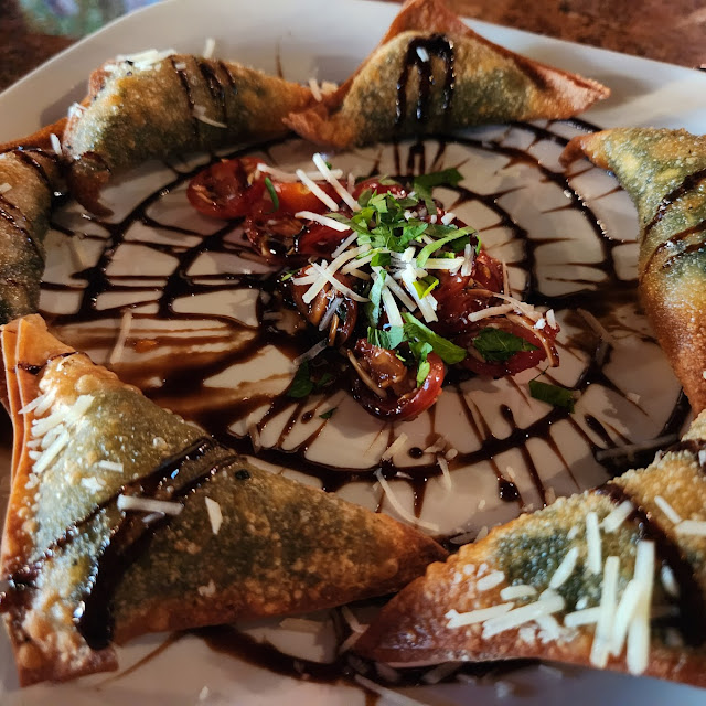 Spinach Wontons
