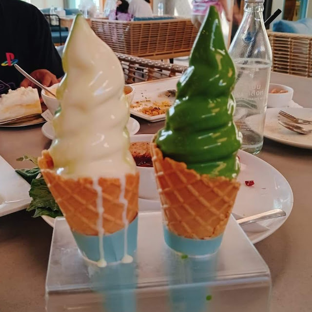 ไอศกรีมชาเขียววนิลา
