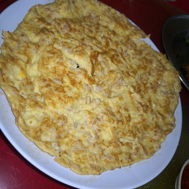 Omelette with Mince Meat