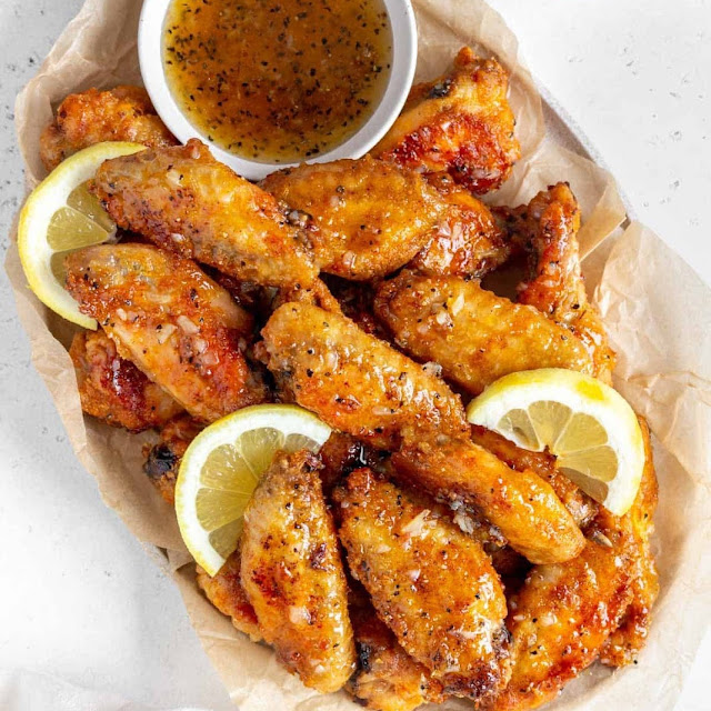 Garlic Butter Fried Wings