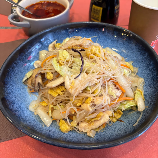 Fried Soybean Noodles Wita Seafood