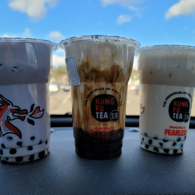 Taro Milk Boba Honey Black Tea Crem Brule Boba