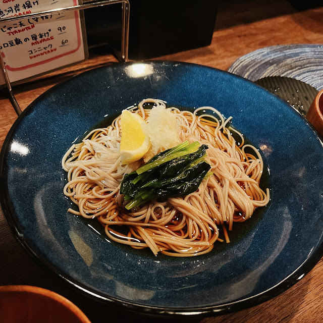 冷たいそば cold soba โซบะเย็น