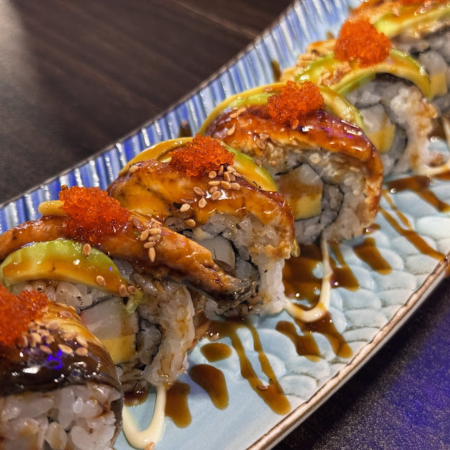 Inari Salmon Mango Sushi Nishoku Inari Sushi